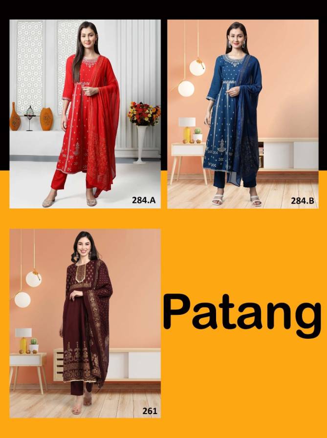 Patang Heavy Function Wear Wholesale Readymade Salwar Suits